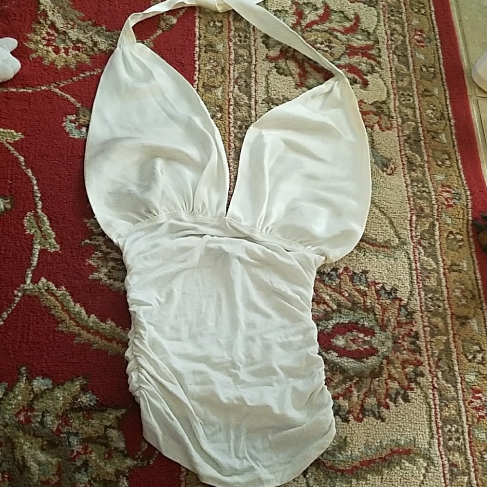 Sexy satin halter top small